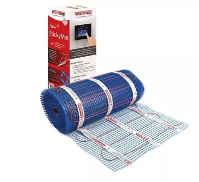 Warmup 200w Electric Underfloor Heating Mat Only - All Sizes - Free Delivery • £117.99