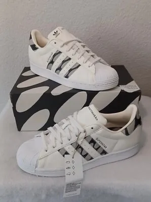 New Women's Adidas Originals  Marimekko X Superstar Shoes~White (HP9779) Size 9 • $109