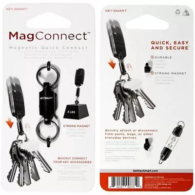 KeySmart - MagConnect Magnetic Keychain Quick Connect - Black • $14.99