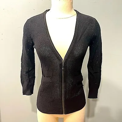 McQ Alexander McQueen X Target Mesh Cardigan In Black Size XS • $55