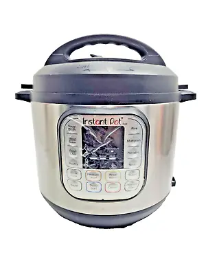 Instant Pot 6 Quart 7 In 1 Stainless Electric Pressure Cooker Model Duo 60V3 • $42