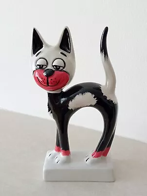 BOW Cat Figurine -  Lorna Bailey Pottery Stoke On Trent - NEW - RARE • £100