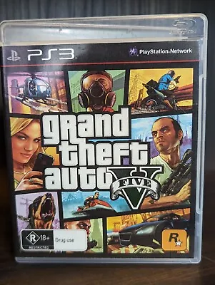 Grand Theft Auto V (PlayStation 3 2013) - Map + Manual Included • $8.90