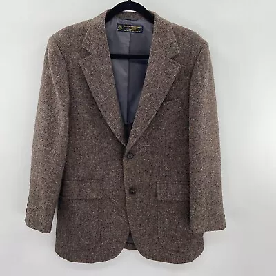 $120 • Buy Mens Brooks Brothers Tweed Blazer Sport Coat Sports Jacket Vintage 2 Button 40S