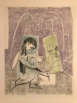 Pablo Picasso  Le Petit Dessinateur  Limited Edition Lithograph  Mourlot 1956 • $179