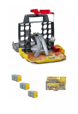 Tonka Tinys Cityscape Carrying Case + Bonus Car Packs [toy Car Truck Micro Mini] • $69