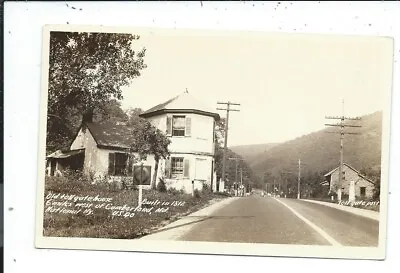 Real Photo Postcard Post Card Cumberland Maryland Md Old Toll Gate House • $6.50