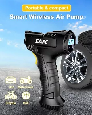 120W Handheld Air Compressor Portable Wired/Wireless Inflatable Pump For Tyres • $46.20