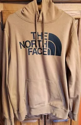 THE NORTH FACE Hoodie Sweatshirt Mens L Large Brown Pullover Hooded Preppy  • $21.11