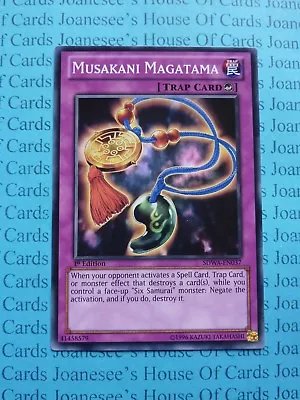 Musakani Magatama SDWA-EN037 Common Yu-Gi-Oh Card 1st Edition New • $1.22