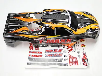 NEW TRAXXAS T-MAXX 2.5 Body ProGrapix Black RW5K • $37.95