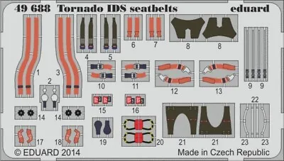 Eduard 1/48 Aircraft- Seatbelts Tornado Ids For Rvl (painted) | 49688 • $13.99