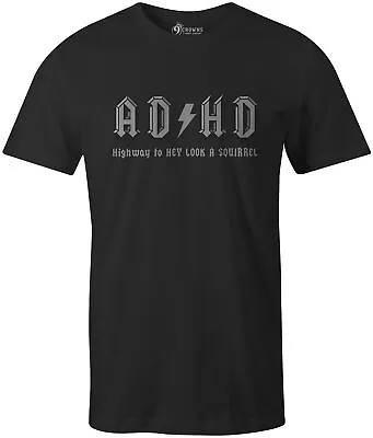 $17.99 • Buy 9 Crowns Tees ADHD Funny Graphic Tee Shirt