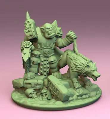 Orc Warboss 10mm Scale • £3.20