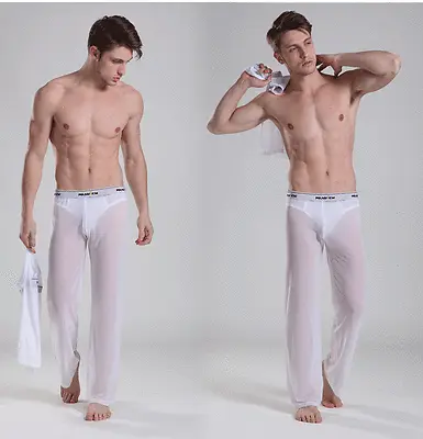 £30.02 • Buy Trousers Interior Size L White Transparent Sexy Manview By NEOFAN Ref M02