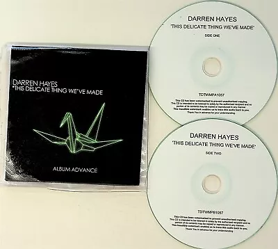 Darren Hayes – This Delicate Thing We've Made PROMO 2-CD (2007) Savage Garden • £5.99