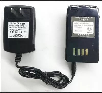 FNB-41 Li-ion Battery And Charger For YAESU VERTEX Radio FT-40R FT-50R FT-10R VX • $60.99