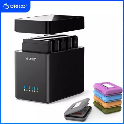 ORICO Hard Drive Enclosure For PC Case Internal 5 Bay Hot Swap For 3.5” HDD SSD • £126.99