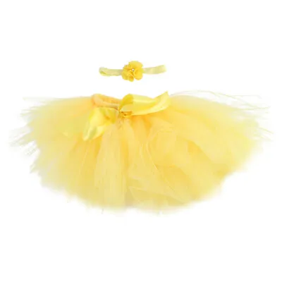 Newborn Girl Photoshoot Outfits Newborn Tutu Clothes Skirt Baby Girl • £7.16