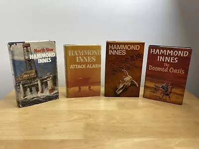 Hammond Innes Vintage Hardback Bundle. North Star Attack Alarm Doomed Oasis Etc • £20