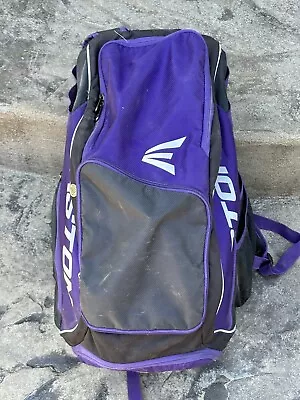 Easton Walk-Off Elite Baseball Softball Equipment Bat Bag Backpack Purple Black • $19.99