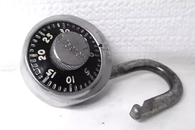{ Vintage 1950's Master Lock  Champ  Combination Padlock  Works • $9.95