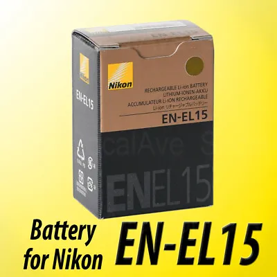 NEW EN-EL15 Battery For Nikon D600 D610 D750 D7100 D7200 D800 D810 V1 ~US Seller • $29.99