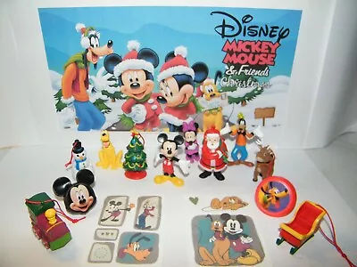 Disney Mickey Mouse Clubhouse Christmas Holiday Figure Set With Santa And More! • $15.95