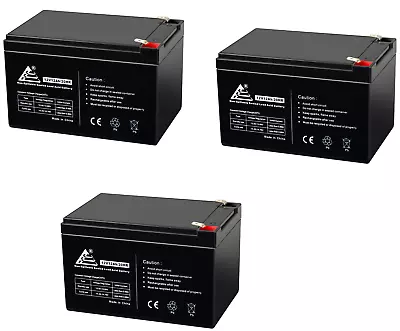3 Pack: 12V 12AH Battery Replaces X-Treme XB-360 Electric Scooter • $85.99