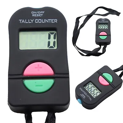 Digital Tally Counter - Electronic Hand Clicker Number - Doorman Events Golf • £4.79