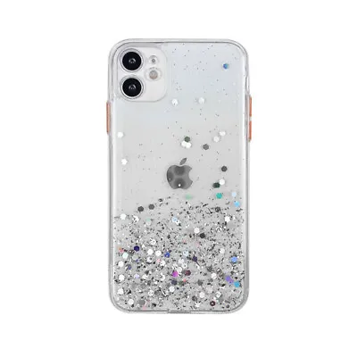 $3.56 • Buy Gradient Glitter Case For IPhone 6 6S 7 8 Plus X XR XS 11 12 13 Pro Max PC Cover