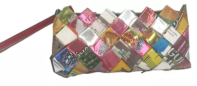 Nahui Ollin 7.5  Cookie / Candy Wrapper Clutch Bag • $9.99