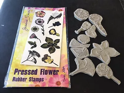 £2.75 • Buy Joanna Sheen Cling Rubber Stamp Set - Pressed Flowers Daisy 