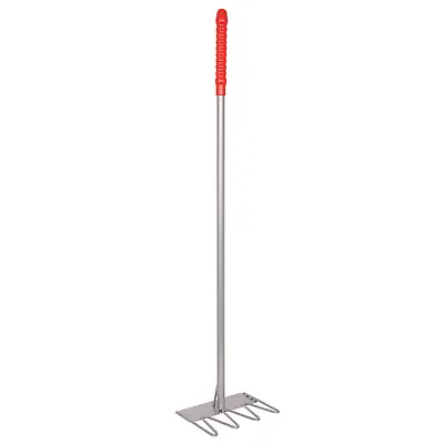 Gorilla Tidee Rake Muck Out Equestrian Yard Horse Manure Stable Garden 80cm RED • £19.95