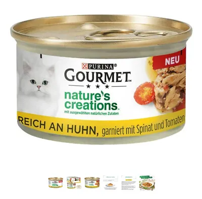£14.90 • Buy Purina Gourmet Nature's Creations Wet Cat Food (Chicken) 12x85G