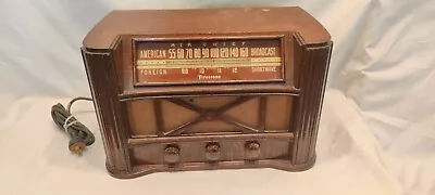 Vtg Firestone Air Chief 4-A-20 Art Deco Radio Shortwave 16 W X 10 1/4 H X 8.5 D • $200