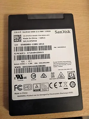 SanDisk X400 128GB SSD 2.5 7MM • £10