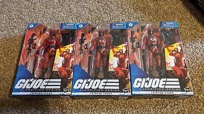 G.I. Joe Classified Crimson Guard X 3  - Gi Joe COBRA • $49.99