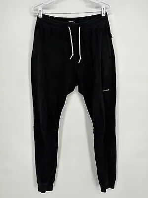 Zanerobe Pants Mens 32 Black Sureshot Jogger Drawstring Casual • $16.20