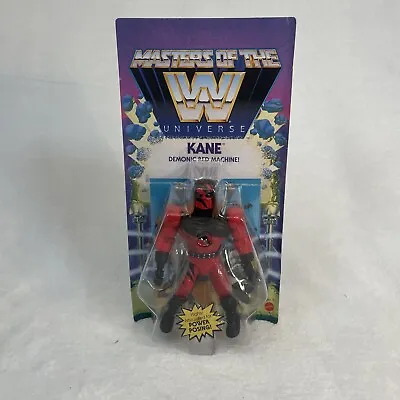 Masters Of The WWE Universe Kane 5.5  Power Posing Action Figure NEW Unpunched • $14.99