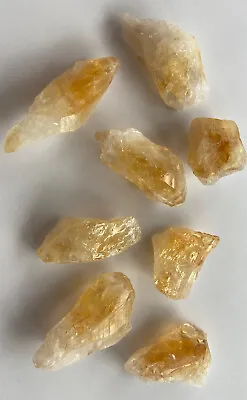 High Quality XL Sparkly Citrine Cluster Teeth Raw Point Obelisk Rainbow See Desc • £4.65