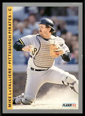 1993 Fleer #114 Mike LaValliere • $1.79