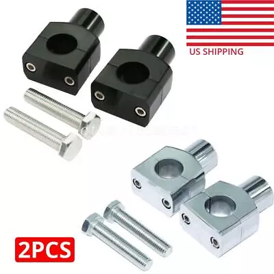 $38.50 • Buy Motorcycle 1 Inch Handlebar Risers For Yamaha V Star 650 1100 1300 Classic