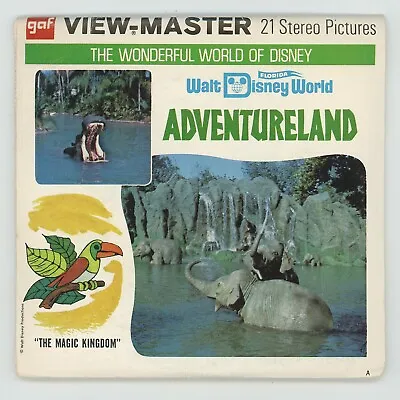 Walt Disney World Adventureland GAF View-Master Packet A-949 Excellent Cond. • $14.95