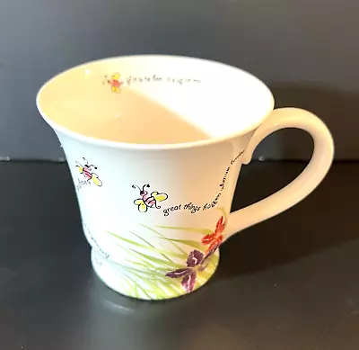 Mary Kay BEE Coffee Tea Mug Cup Bee Positive Believe You Can Encouraging Words • $9.95