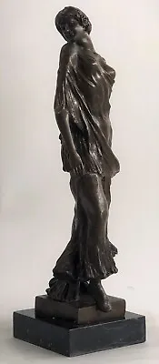 Bronze Sculpture Statue Signed Original Aldo Vitaleh 1920 Style Model Marble Art • $299