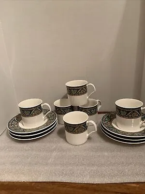 Mikasa Ultra Cream San Marco DX006 Set Of 6 Cup And Saucer Bone China Preowned • $38