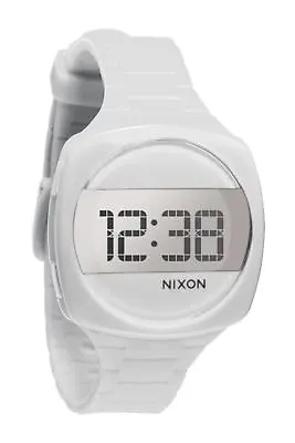 Nixon A168-100 Dash White Square Digital Wrist Watch Silicone Strap Band 24HR! • $5.50