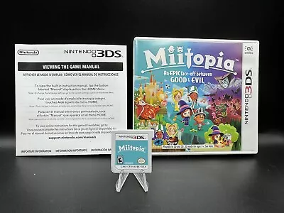 Miitopia Nintendo 3DS Complete In Box CIB Tested And Ships Fast • $24.99