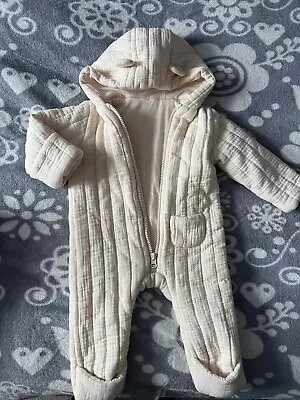 Baby Girl Pramsuit 6-9 Months • £2.99